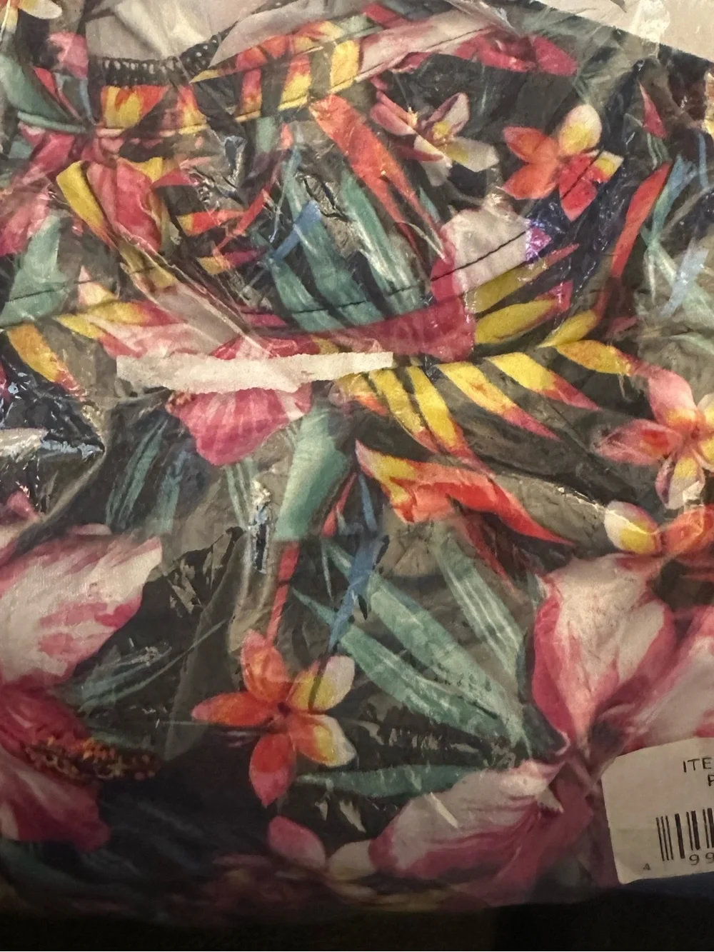 NWT Hurley Girls 2-Pack Outfit Set - Size L (14/16) - Pink/Black Tropical Floral